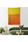 Mark Rothko Turuncu Sarı Eseri Duvar Örtüsü - Halısı-5107