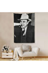 Ünlü Sabıka Fotoğrafı, Ünlü Mafya Patronu, Al Capone Duvar Örtüsü - Halısı-5292