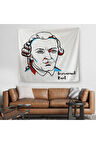 Immanuel Kant Dekoratif Kanvas Duvar Örtüsü-Halısı-5820