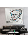 Arthur Schopenhauer Dekoratif Kanvas Duvar Örtüsü-Halısı-5821
