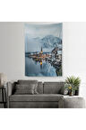 Hallstatt Avusturya Manzarası Duvar Örtüsü - Halısı-6028