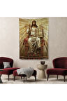 Hz İsa Duvar Örtüsü - Halısı, Long live Christ the King-6189