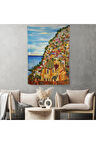 Roberto Gagliardi'nin Positano İsimli Duvar Örtüsü - Halısı-6328