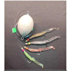 AT - ÇEK Top Arkası Silikon Balık 4 LÜ Hazır Set