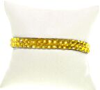 Bileklik Swarovski Taşlı Sarı Ayarlanabilir Bileklik