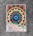 Kompakt Sulu Pullu Makyaj Aynası Kozmetik  Büyüteç Cep Makyaj Aynası Çanta Seyahat Çantası  Ev Ofis   