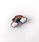 Gökkaşığı Terlik Ayakkabı Süsü Silikon Kız Erkek Aksesuar 1 Adet Hediye  