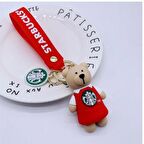 Sevimli Ayıcık Silikon Anahtarlık Çanta Aksesuarı Hdmarketim 