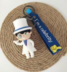 Dedektif Conan Silikon Anahtarlık Çanta Süsü Oyuncak Araba Süsü 