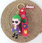 Joker Silikon Anahtarlık Çanta Süsü Oyuncak Araba Süsü 