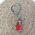 Anahtarlık Harf Kalp Anahtarlık Çanta Araba Cüzdan Süsü Aksesuar 