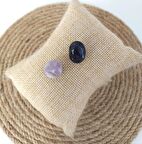 Küpe Ametist Yıldız  Doğal Taş Kadın Takı Küpe Aksesuar 