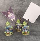 Notluk Masa Üstü 3Adet Okul Öğrenci Hediye Kırtasiye Sevimli Kaplumbağa 