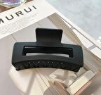 Mandal Toka İthal Ürün Büyük Boy 10 cm Mat Siyah Saç Tokası 