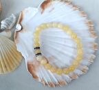 Bileklik Kalsit Doğal Taş Bileklik Esnek Çakra Enerji Yogo Kadın Erkek Takı  