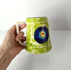 bira bardağı seramik kupa bardak sürahi nazar boncuk meşrubat su bardağı kemer yazılı 