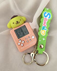 Anahtarlık Sanrio Pompompurin Mini Game Tetris Oyun Konsol Anahtarlık