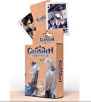 İskambil Kağıdı Anime Genshin Poker Oyun Kartı 54 Adet İskambil Destesi                