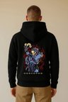 Lenithra He-Man Skeletor Anime Sırt Baskılı Unisex Oversize Hoodie Siyah / L