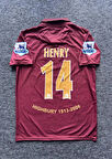 Henry 14 Arsenal Nostalji 2005/06 Sezon Yakalı Forması