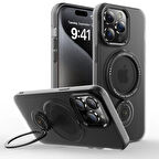 Ally 15 İçin Uyumlu Standlı Manyetik Silikon Kılıf-(5775)