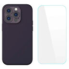 Liquid Silica 14 Silikon Kılıf + Tempered Ekran Koruyucu Set-(5775)