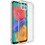 Ally Sm M33 5G (Sm-M336B) Kılıf Kamera Korumalı İnce Şeffaf Kılıf-(5775)