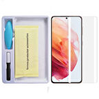 Sm S21 Full Uv Liquid+Uv Işık 3Dkırılmaz Cam Ekran Koruyucu-(5775)