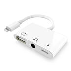 3In1 İphone-İpad To Kulakılık Ve Usb Kamera Okuyucu Otg-(5775)