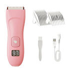 Ezere Saç Sakal Vücut Tıraş Makinesi Su Geçirmez Dijital Göstergeli-(5775)