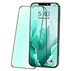 Ally İphone 12 Anti -Blue Green Light Göz Korumalı Tempered Full Ekran Koruyucu-(5775)