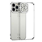 Ally Series 11 Kılıf Renkli Kenar Lazer Çerçeveli Silikon Kılıf-(5775)