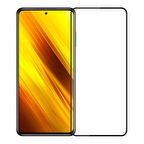 Poco X3 Full Glue Tempered Full Cam Ekran Koruyucu-(5775)