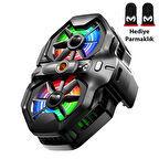 Memo Dl21 Yarı İletken Arka Klipsli Çift Fanlı Soğutma Radyatörü Pubg Oyun Soğutucu Ios Android-(577