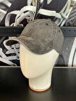 Vintage Yıkamalı Gri Renk Beyzbol Trucker Cap Şapka