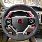 Honda Civic FB7 Araca Özel Direksiyon Kılıfı (Otomatik F1 Araçlarına Uyumlu)