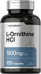 Horbaach L-Ornithine Hcl 1900mg per serving 120 Caps