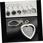 Kare Tasarımlı Metal Resim Çerçeveli Anahtarlık