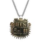 Herşey Nota Bts Grubu Örme Zincir Gümüş Kolye
