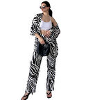 Alt Üst Takım Kimono- Zebra  Desenli