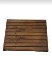  Masa Altı Ayaklık Ayak Koyma Standı Ayak Rampası Kestane Rengi 49x40cm.