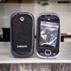 Samsung i5500 Kasa Samsung Galaxy i5503 Uyumlu Siyah Renk Orta Kasa Ön Arka Kapak Tuş Takımı