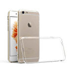 Apple iPhone 6 Kılıf Şeffaf İnce Esnek Silikon Kılıf Zipax-Süper