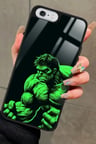 Apple iPhone 6s Plus Uyumlu Hulk Tasarımlı Parlak Silikon Kılıf