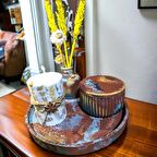 rusty patine eskitme beton dekorasyon seti