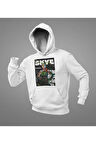 Oyun Karakteri Baskılı Unisex Hoodie, Oversize Skye Sweatshirt