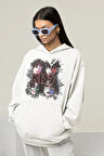 Kiss Müzik Grubu Baskılı Unisex Oversize Rock Metal Hoodie