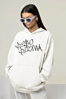 Peso Pluma Yazılı Unisex Oversize Rapper Hoodie