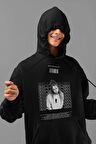 Billie Eilish Baskılı Unisex Oversize Şarkıcı Hoodie