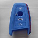 Bmw F30 1 Parça Silikon Kumanda Kabı Mavi